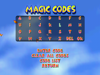 Magic Codes Menu DKR.png