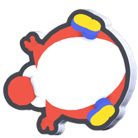 Standee Balloon Red Yoshi.png