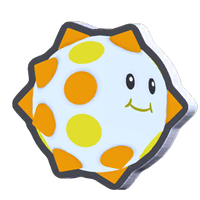 Standee Spike Ball Yellow Toad.png