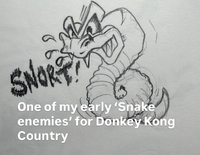 DKC-Concept Snake Enemy.png